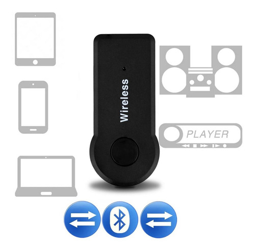 Imagem 4 de 5 de Receptor Bluetooth P2 Usb Adaptador Áudio Entrada Aux Carro