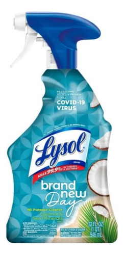 Limpiador De Superficie Lysol Aroma Coco Y Mar 946ml. *imp