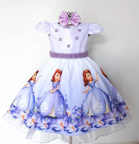 Vestido da Princesinha Sofia para aniversário