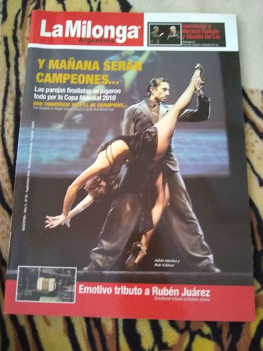 Revista La Milonga Horacio Salgan Rubén Juárez 2010