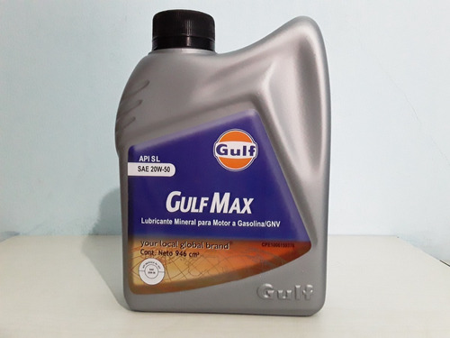 Aceite Gulf Max Mineral Sae 20w50 Api Sl