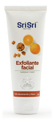 Sri Sri Exfoliante Facial Con Nuez Y Naranja Rejuvenecedor Tipo de piel Sensible