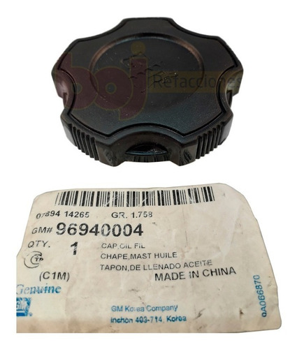 Tapón De Aceite Spark 2011 - 2015, 1 Pza Acdelco (plastico)