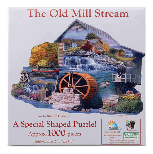 Sunsout Inc - The Old Mill Stream - Rompecabezas De Formas E