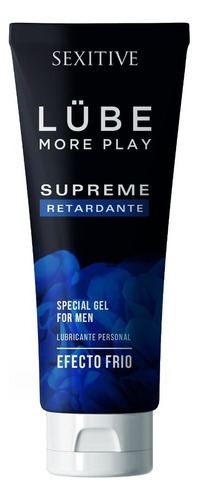 Lubricante Gel Intimo Lube Efecto Retardante Sexitive