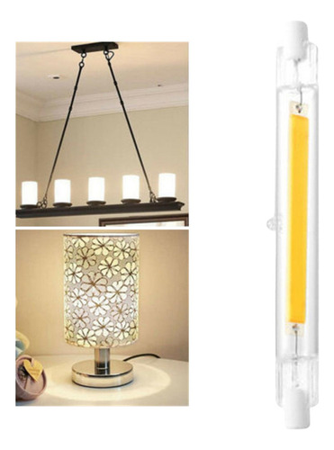 Bombilla Cob De Tubo De Vidrio J118 Led R7s De 118 Mm 100 W