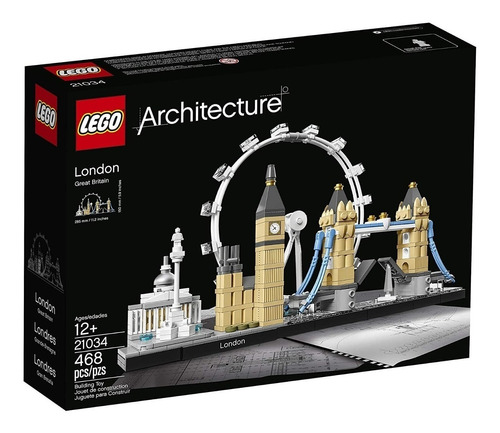 Lego® Architecture - Londres (21034) Cantidad de piezas 468