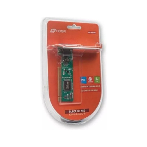 Placa Red Pci Puerto Entrada Rj45 Noga 10/100 Mbps