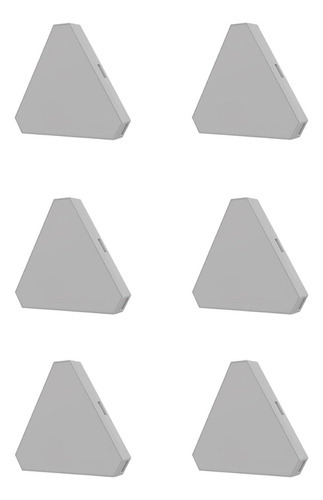 Paneles De Luz Triangular Lámparas De Pared Wi-fi 6 Piezas
