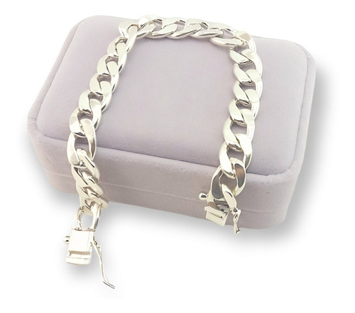 Pulsera Lomeada For Men Plata 950 Ley