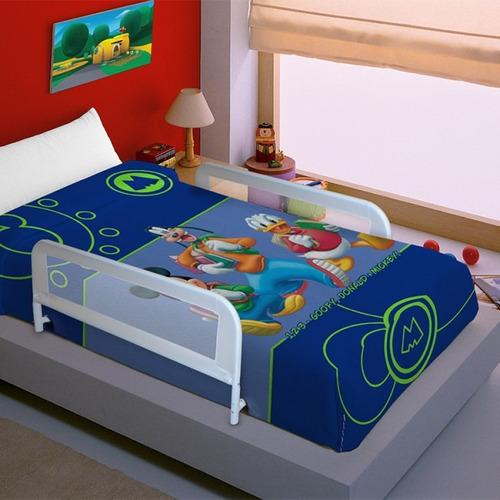 Baranda Para Cama Anticaidas, Happy Dino Safety Bebe Y Niños