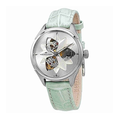 Reloj Hamilton Para Mujer H32115891 Color Nacarado Tablero