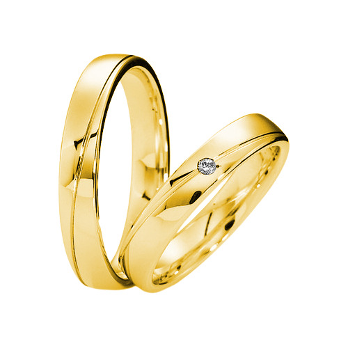 Argollas De Matrimonio Oro 14k Certificado Diamante M Fdlity