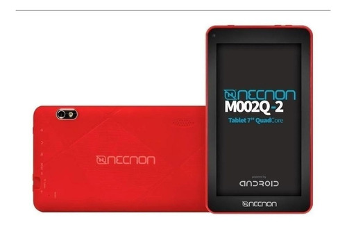 Tablet Necnon M002q-2 7  16gb Roja Con Funda 2gb Ram Rojo