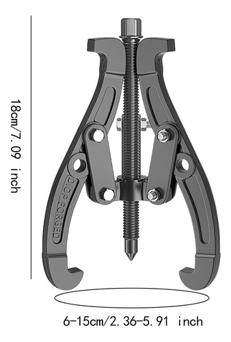 Kit Extrator De 3 Garras Para Extração De 6 Polegadas