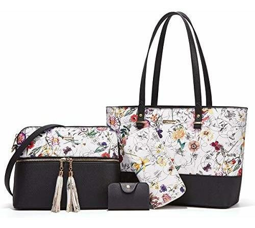 Set De Bolsas Modernas Para Mujer (4 Piezas), Bolsa De Homb