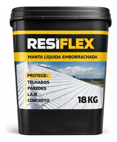 Foto real de Premium Acrilica Manta Liquida 18kg Emborrachada Impermeavel