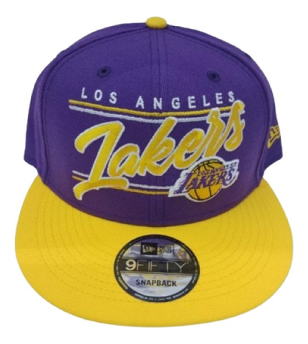 Gorra Lakers Nba Morado/amarillo  9fifty Snapback