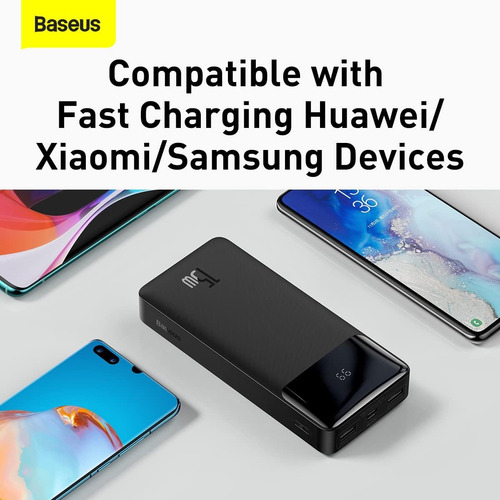 Cargador Baseus Bipow Power Bank 20000mah 15w Usb C Y A (3)