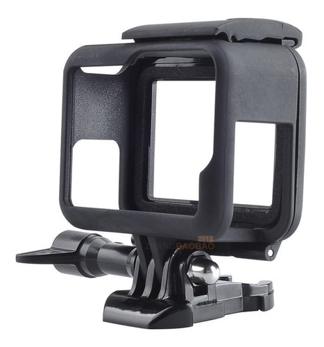 Kit Suporte Moldura Frame E Película De Vidro Gopro Hero 5