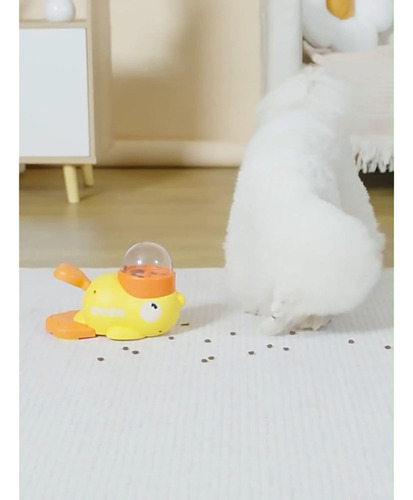 // Duck Treat Dispenser Con Botón Funny De Comida Para Perro