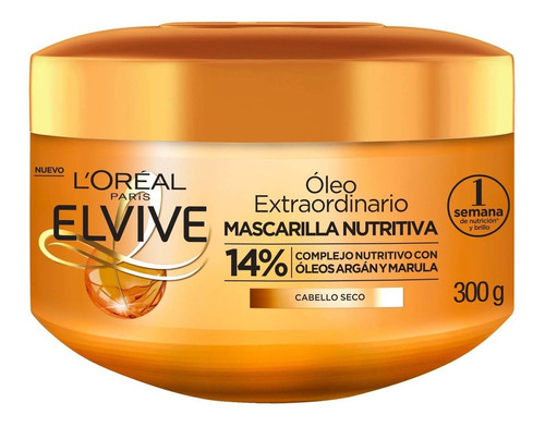 Crema Tratamiento Elvive Oleo Extraordinario Nutrición 300gr