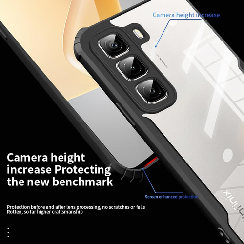 Funda Para Infinix Note 40 Pro Transparente Carcasa