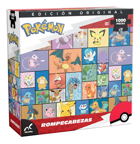 Rompecabezas Pokemon 1000 Piezas Edicion Coleccionable Novelty Jca-4163