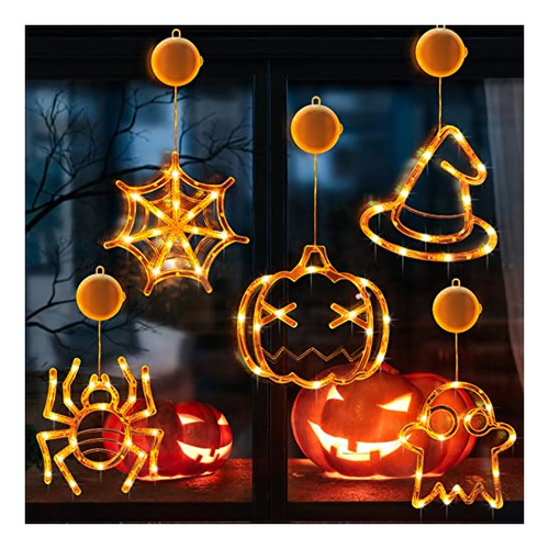 Decoraciones De Halloween,5 Paquete De Calabaza De 6p3rg