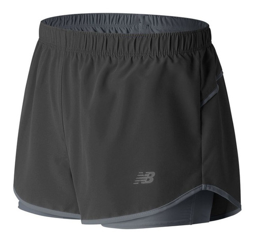 Short Deportivo New Balance Original Gris 