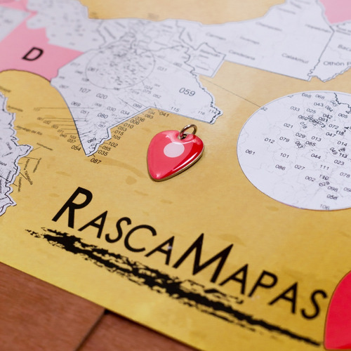 Rasca Mapas Para Viajeros Regalo Para Amantes De México