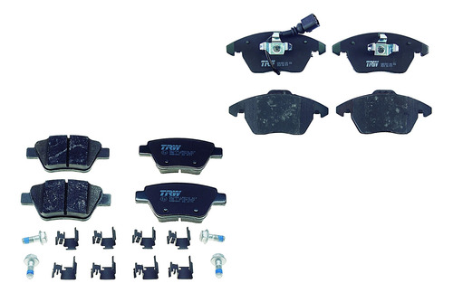 Kit Balatas 4 Llantas Audi A3 11 - 13 4cil 1.4l Trw