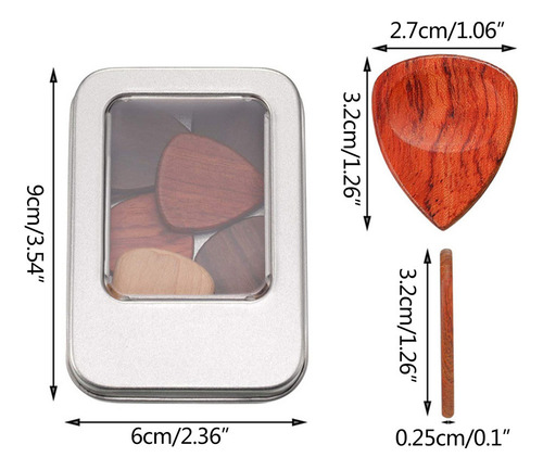 Púa Para Guitarra Acústica, Bajo Eléctrico, Forma De Corazón
