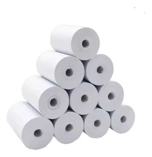 50 Rollos Papel Térmico 57mm X 15 Metros Datáfono Impresora