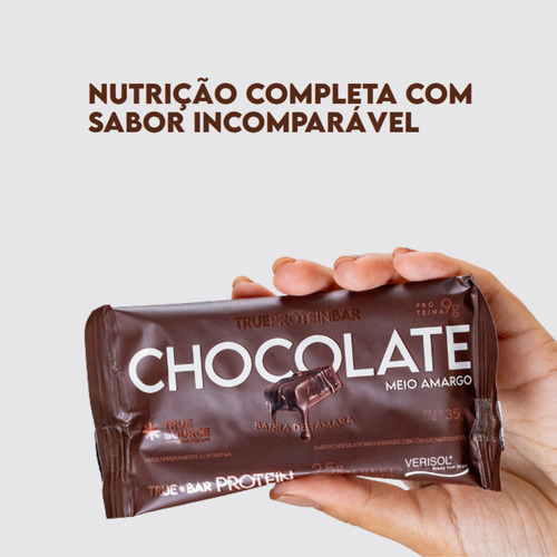 True Source Protein Bar Barra Proteina Com Colágeno Verisol