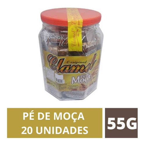 Doce de doce de amendoim pé de moça amendoim Clamel sem TACC em pote 1100 g