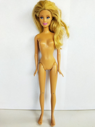 Barbie Refaccion Rubia Labial Rosa Piernas Flexibles 1999