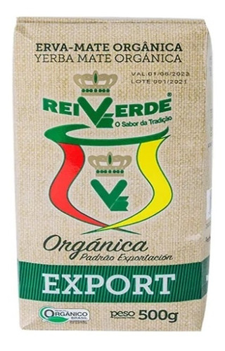 Rei Verde Yerba Mate Orgánica 500 Gr / Que Té Quieres