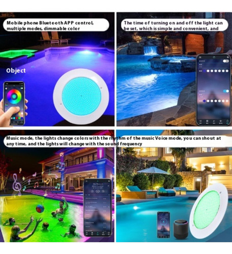Luces Subacuáticas Integradas Lámparas Led De 12w