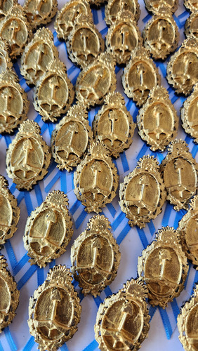 Escarapela Pin Prendedor Argentina Impresión 3d Pla Simil Bronce Escarapela