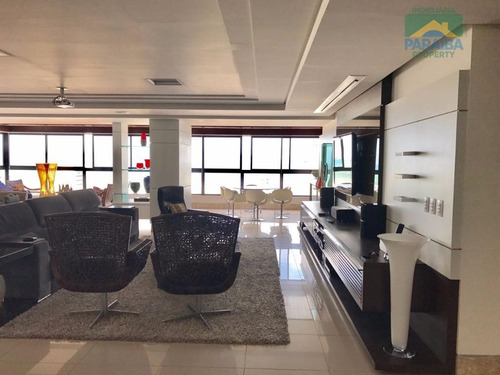 Imagem 5 de 15 de Apartamento Residencial Mobiliado Para Venda E Locação, Cabo Branco, João Pessoa. - Ap0894