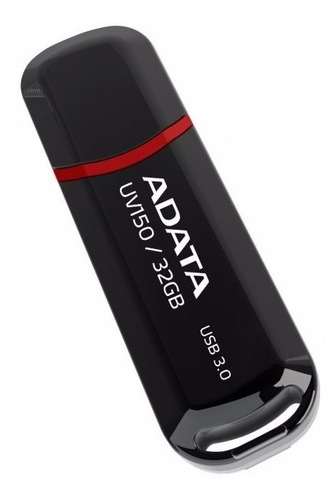 Memoria Flash Usb 3.0 Adata Uv150 32 Gb Negra Auv150-32g-rbk