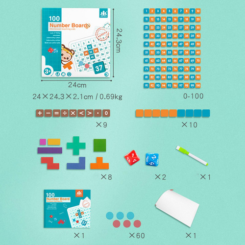 Tablero De Matemáticas Juguete Tablero De Aprendizaje