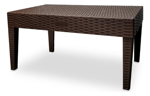 Mesa Tipo Maya Rattan Rectangular 93cm X 54cm