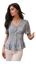 Comprar Blusa Estampado Floral\u002F Blusas\u002F Blusa Manga Corta