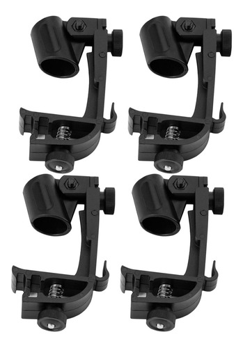 4x Anti Shake Ajustable Clip Montaje En Tambor Clamp Holder