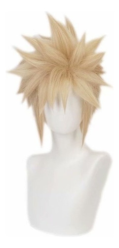 Juego De Final Fantasy Cloud Strife Cosplay Peluca De Pelo C