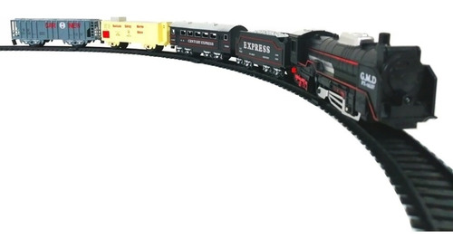 Tren Clasico Rail Kimg Con Sonido 19 Piezas 19026 Bigshop
