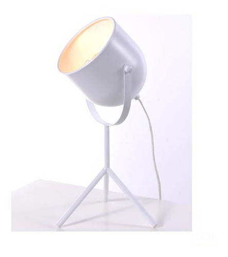 Luminária De Mesa Ava Tubular Branca - Ol