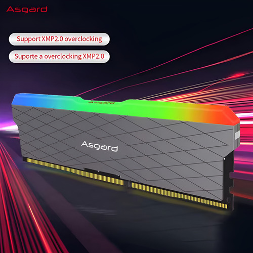 Memória Ram Asgard Ddr4 4x8 32gb Rgb 3200mhz Xmp 2.0 Cl18 Nw